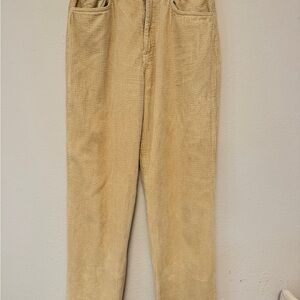 Zara Z1975 Denim Women’s beige Corduroy Pants size 6